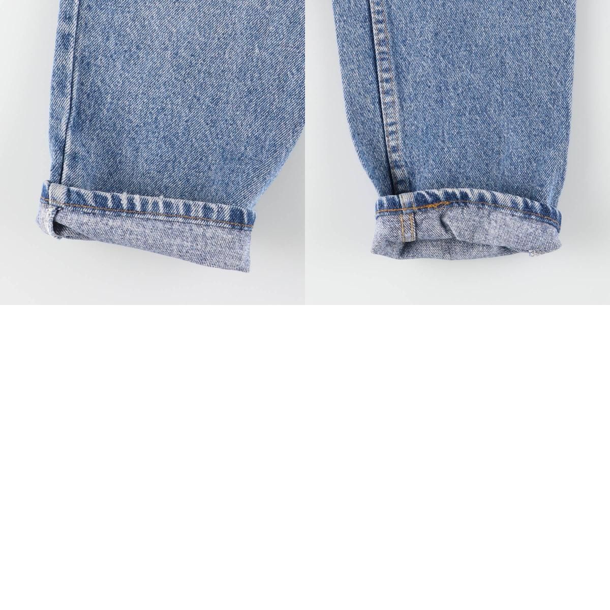 テーパードデニムパンツ