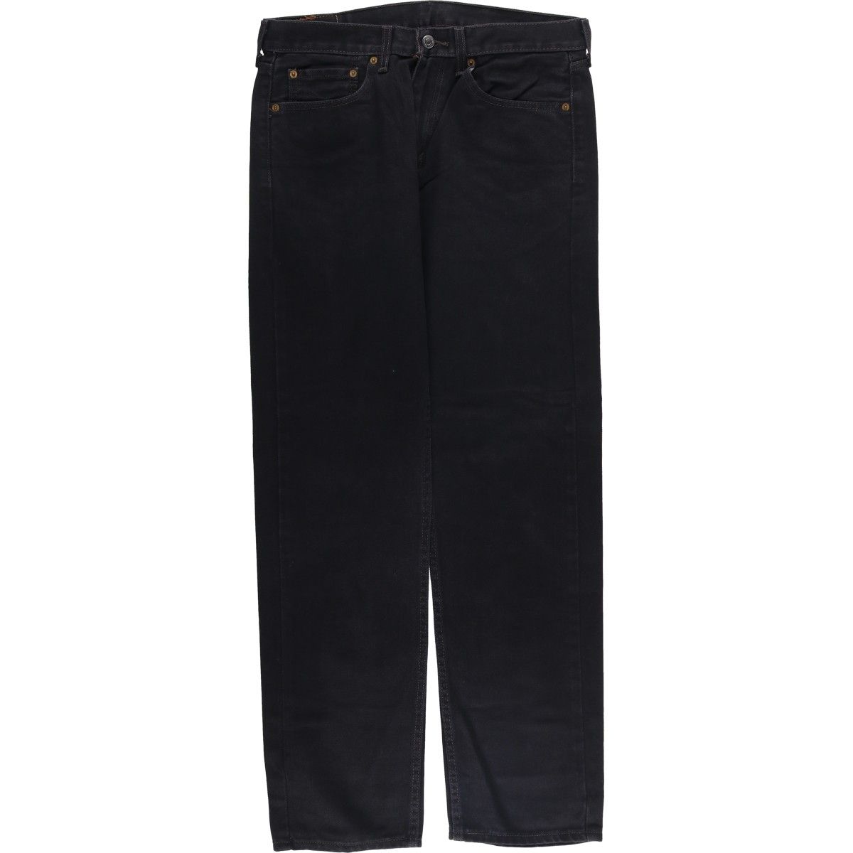 古着 リーバイス Levi s 505 ブラックデニム テーパードデニムパンツ メンズw 33相当 eaa 419403