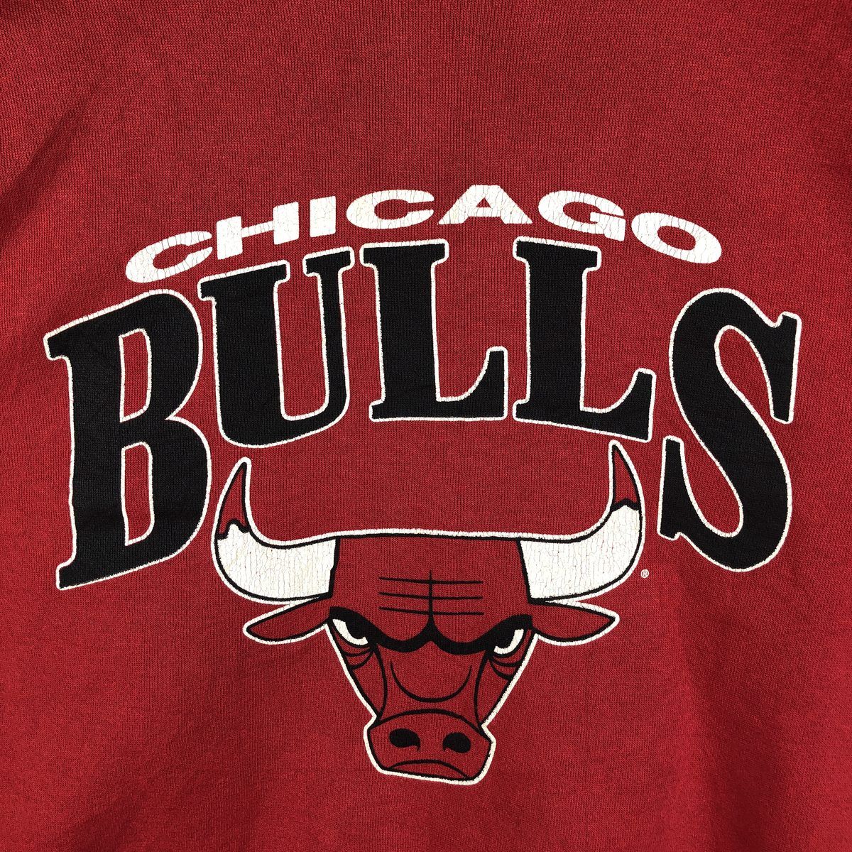 古着 NBA CHICAGO BULLS シカゴ ブルズ ロゴスウェットシャツ トレーナー メンズL相当/eaa482987 古着 NBA CHICAGO BULLS シカゴ ブルズ ロゴスウェットシャツ