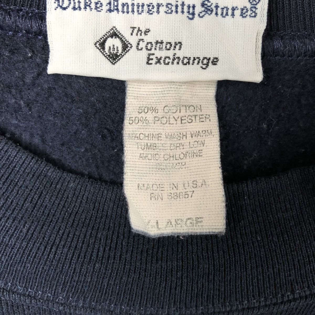 古着 90年代 THE COTTON EXCHANGE カレッジスウェットシャツ トレーナー USA製 メンズXL相当 ヴィンテージ/eaa532079 古着 90年代 THE COTTON EXCHANGE カレッジスウェットシャツ