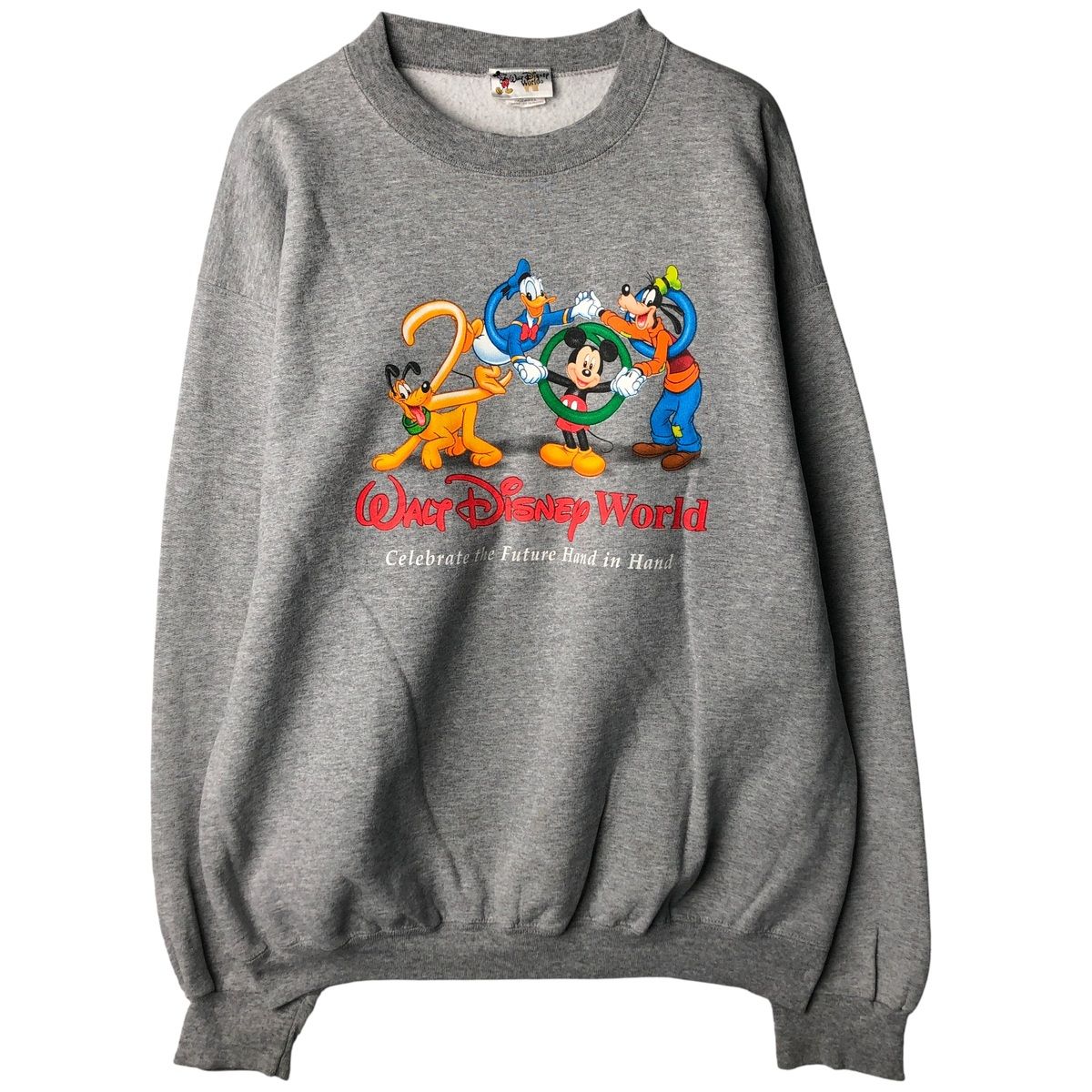 Disney スウェット ミッキー ドナルド グーフィー 太アーム ゆったり