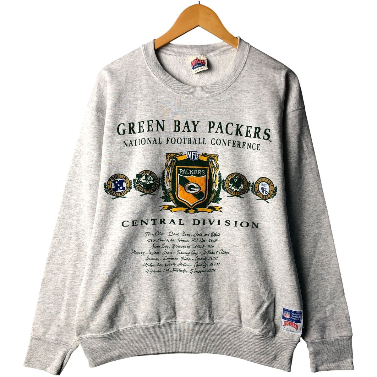 古着 90年代 NUTMEG NFL GREEN BAY PACKERS グリーンベイパッカーズ