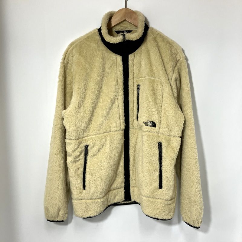 THE NORTH FACE ザノースフェイス ボアジャケット ジップイン NA72230 メンズ Lサイズ ベージュ アウター A15430