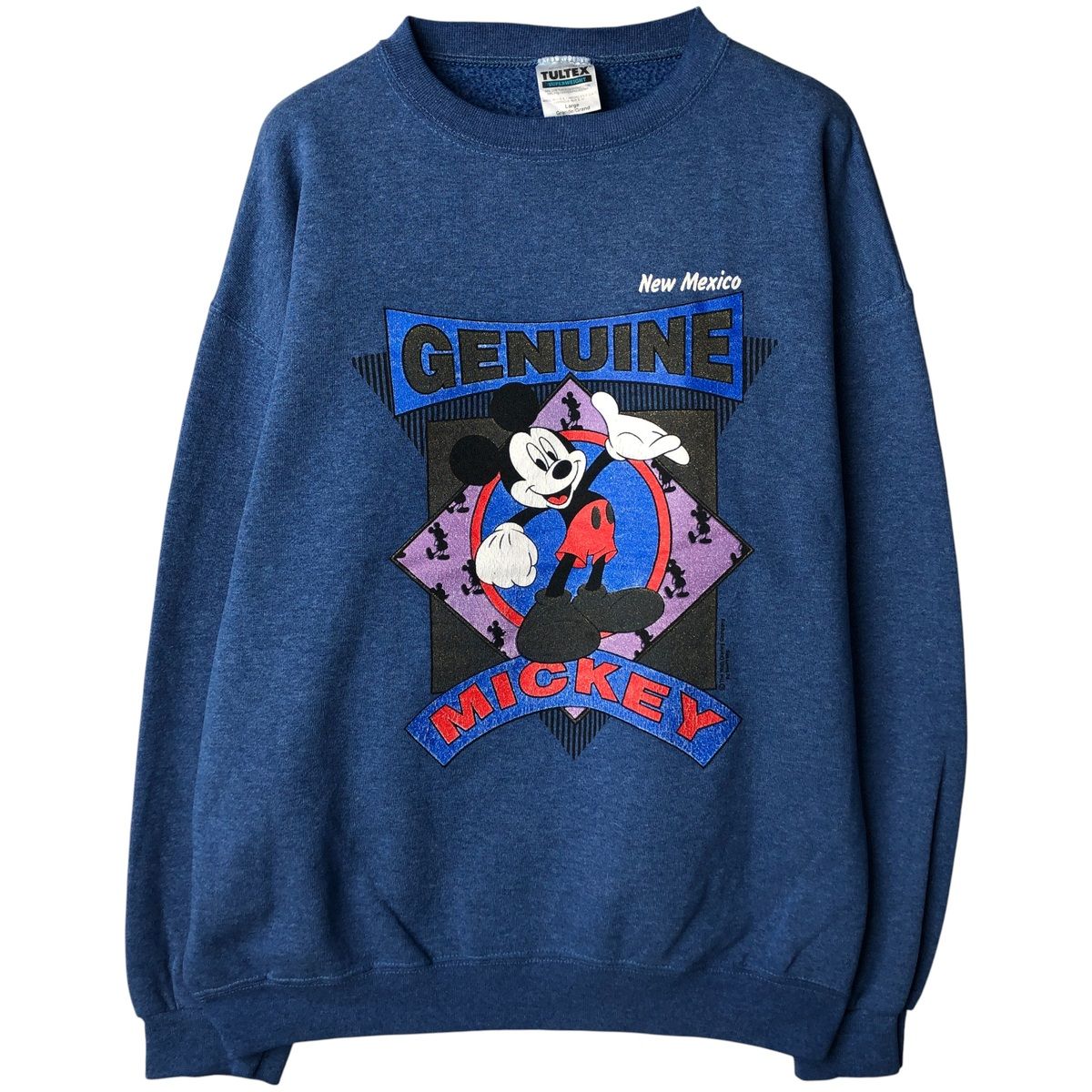vintage 90s TULTEX USA製 ミッキーマウス スウェット L スウェット 