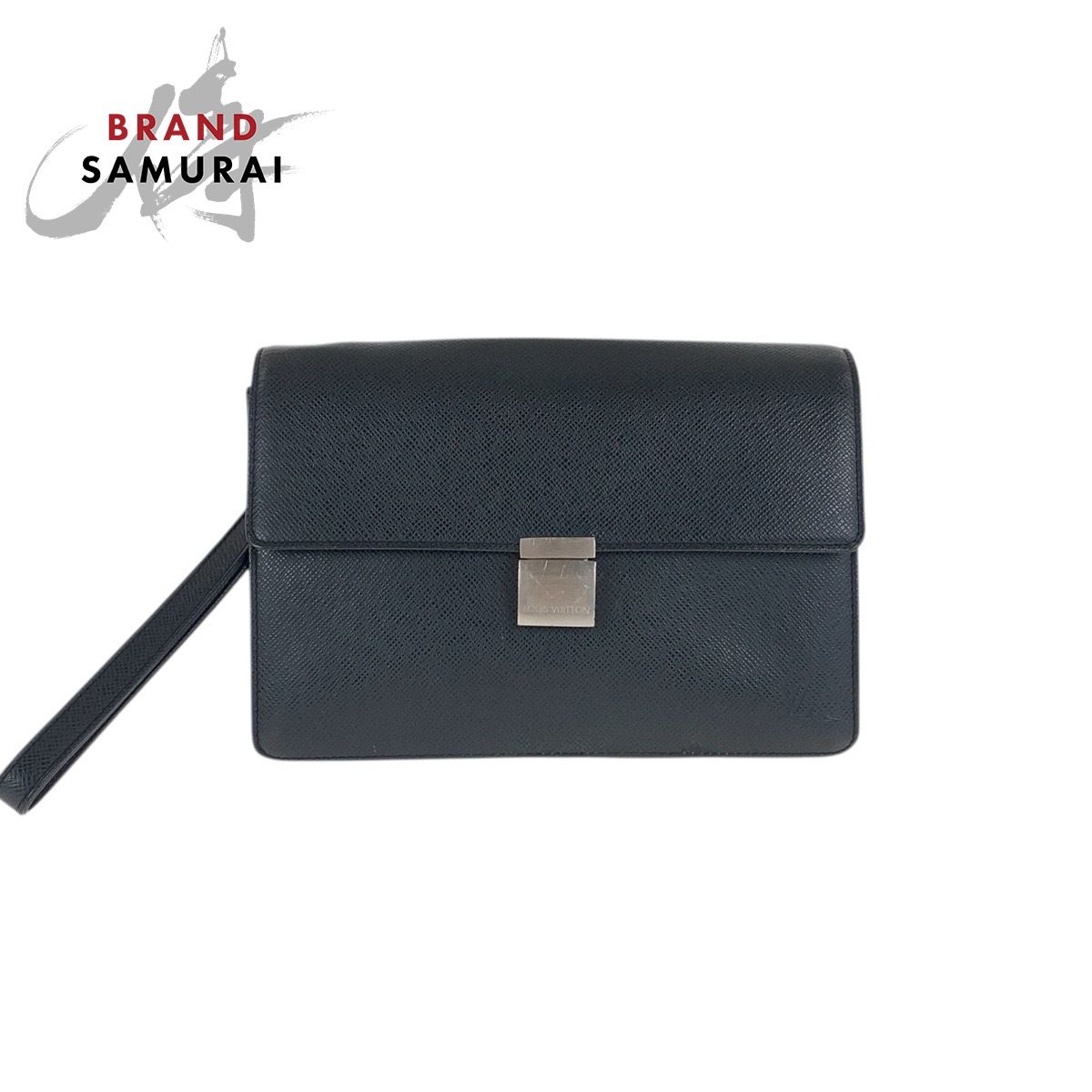 LOUIS VUITTON ルイヴィトン タイガ セレンガ ブラック シルバー金具 レザー セカンドバッグ クラッチバッグ メンズ 506475