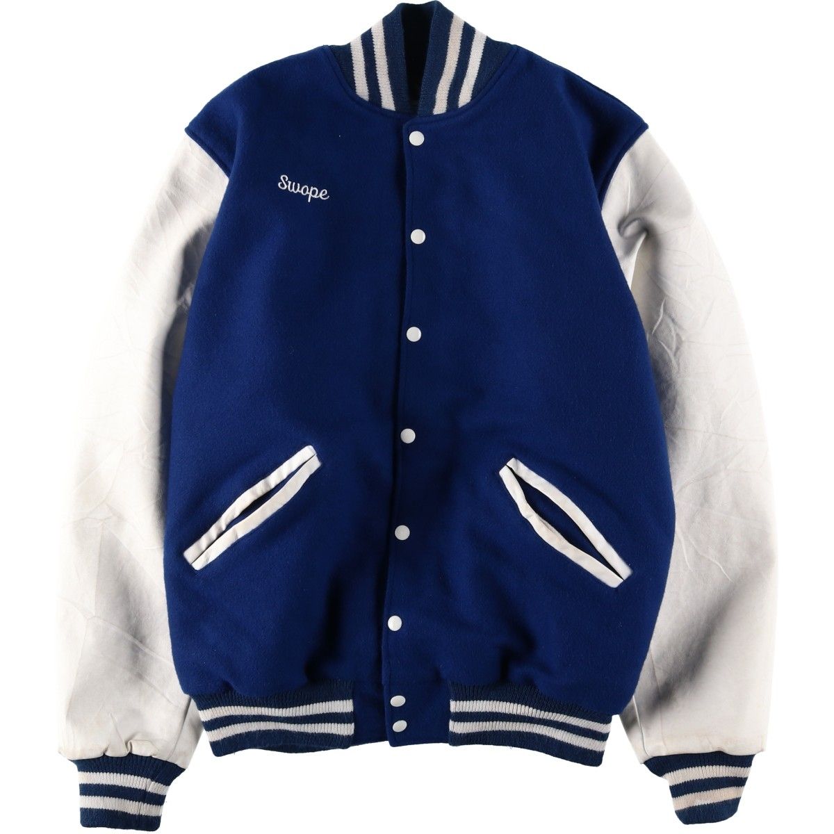 NEFF スタジャン レターマンジャケット USA製 2002年 本革袖 NEFF スタジャン レターマンジャケット USA製 2002年 本革袖