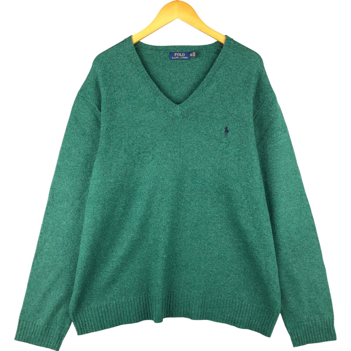 古着 ラルフローレン Ralph Lauren POLO RALPH LAUREN カシミア混 V