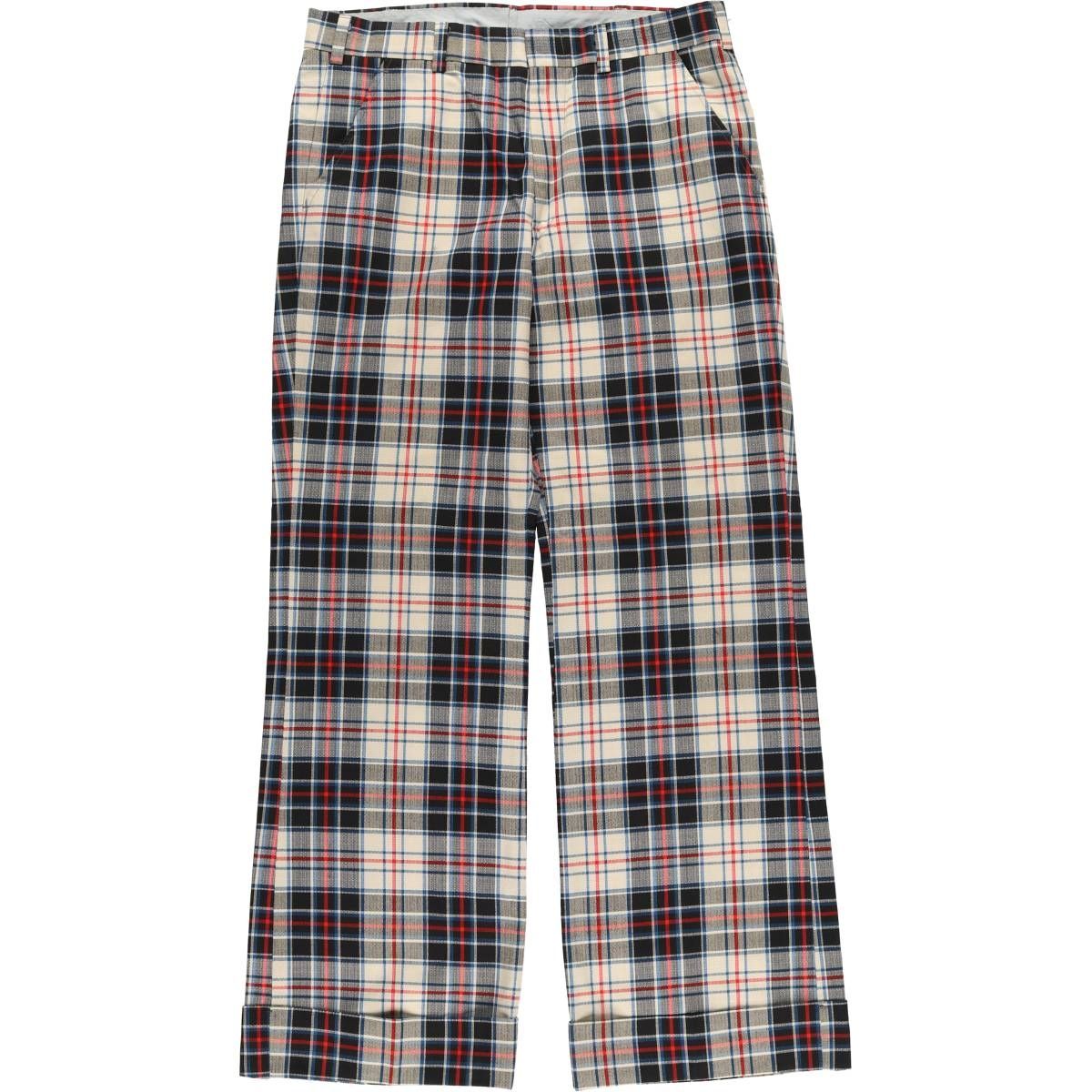 古着 ’S タータンチェック スラックスパンツ メンズw 33相当 ヴィンテージ eaa 603321