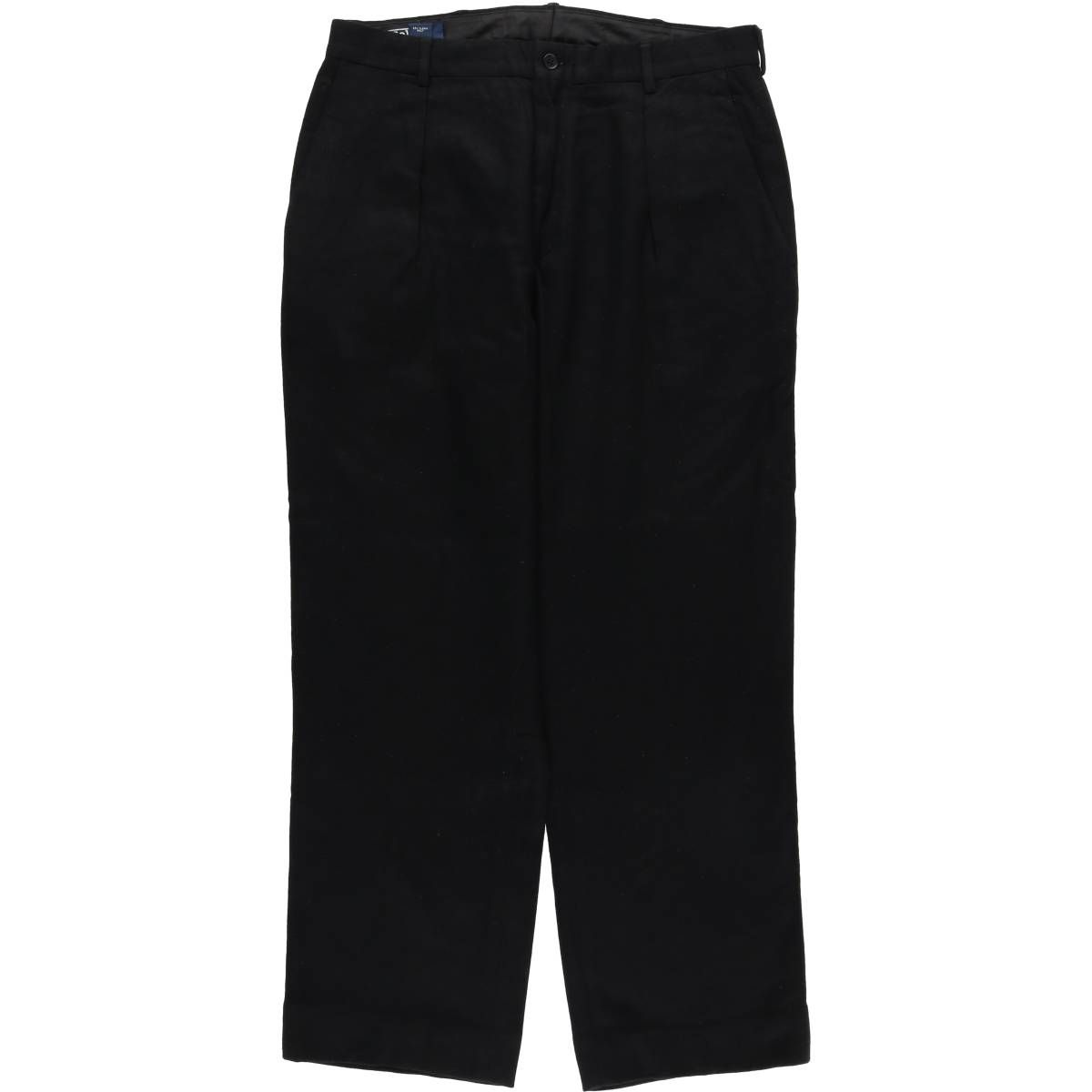 古着 ラルフローレン Ralph Lauren POLO by ワンタック ウールパンツ スラックス メンズw 33相当 eaa 603335