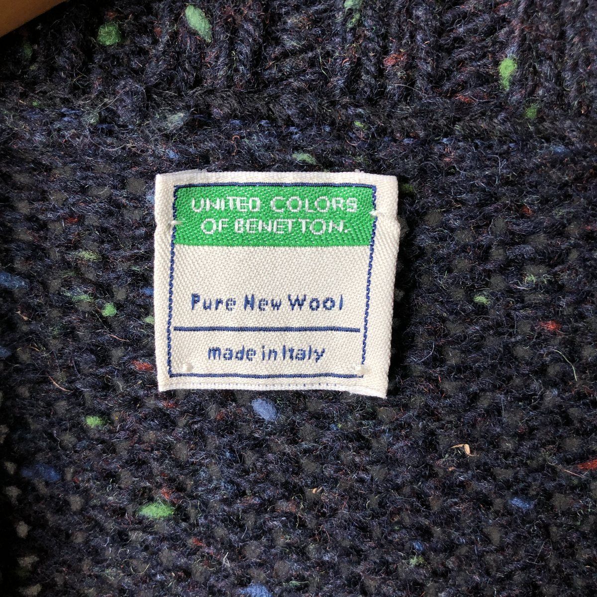 美品 タグ付き】UNITED COLORS OF BENETTON ベネトン フェイクムートン 