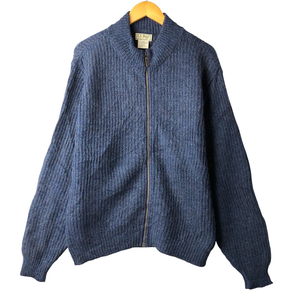 古着 80 90年代 エルエルビーン L.L.Bean リブ編み アルパカ混 ドライバーズニットセーター メンズM相当 ヴィンテージ eaa 603890