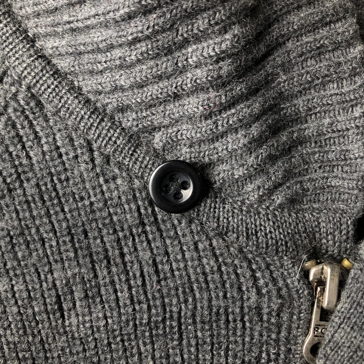 古着 ラルフローレン Ralph Lauren POLO by ショール ウールニットフルジップセーター メンズM相当 eaa 603892 ニット セーター トップス メンズ