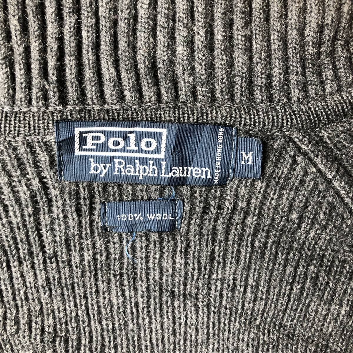 ショール ウールニットフルジップセーター