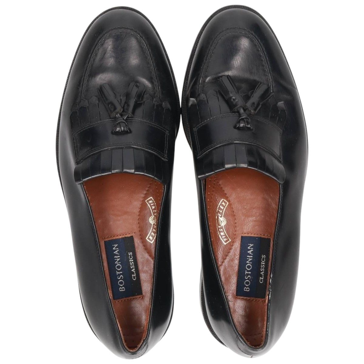  古着 ボストニアン Bostonian キルト タッセルローファー 9 M メンズ27 0 cm相当 saa 014408 デッキシューズ 靴