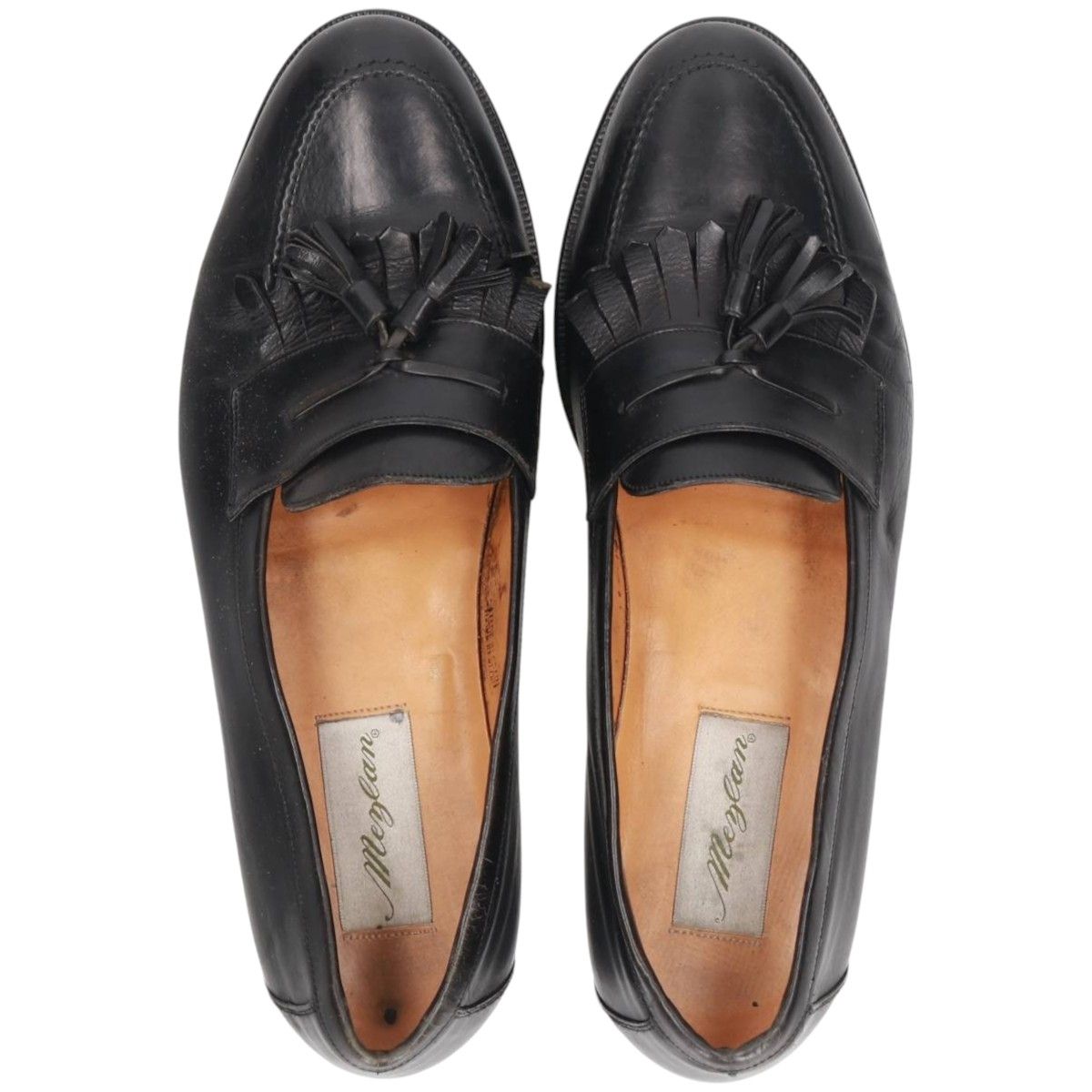 古着 メスラン Mezlan キルト タッセルローファー スペイン製 10M