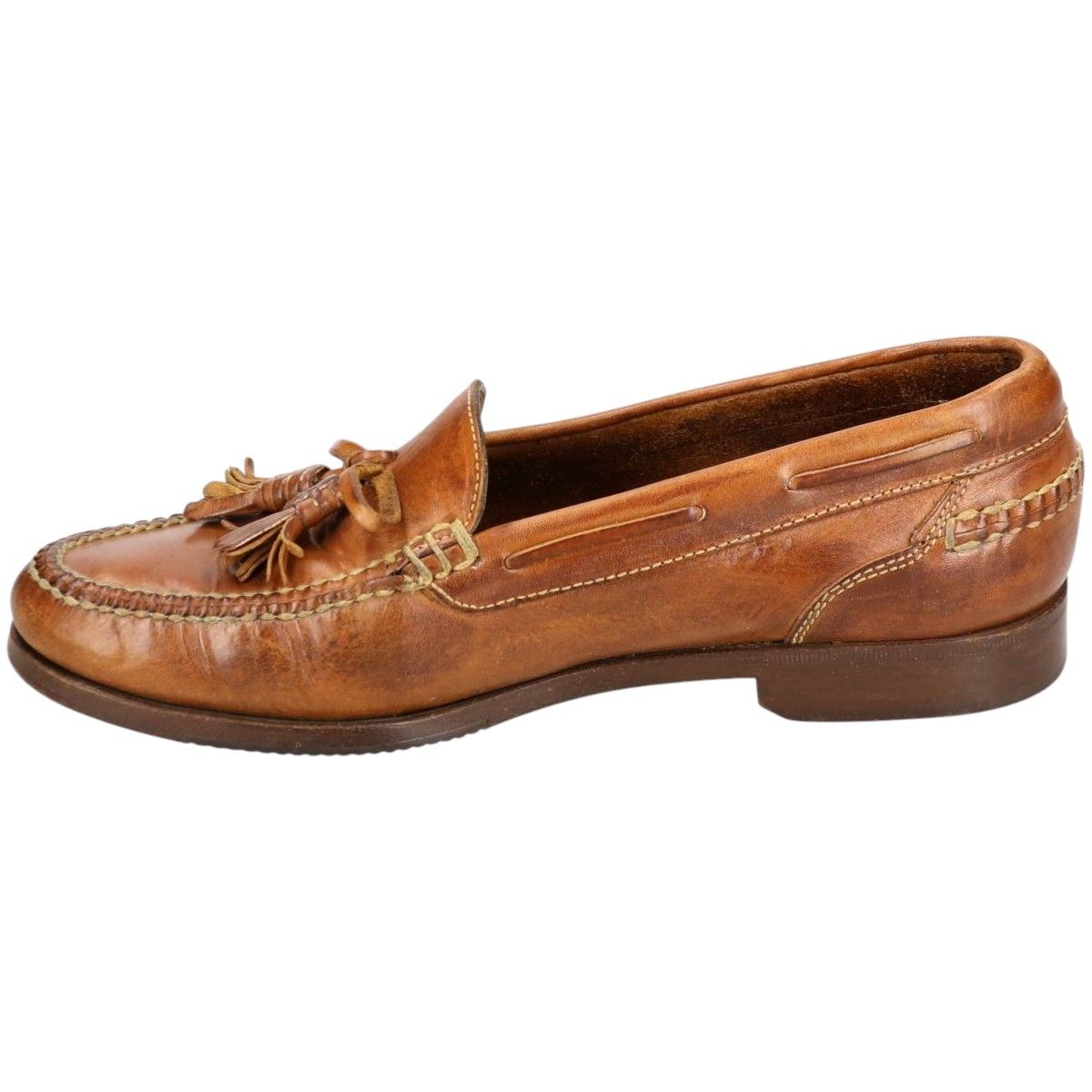  古着 コールハーン COUNTRY タッセルローファー 9 M メンズ27.0 cm相当 saa 014410 デッキシューズ 靴