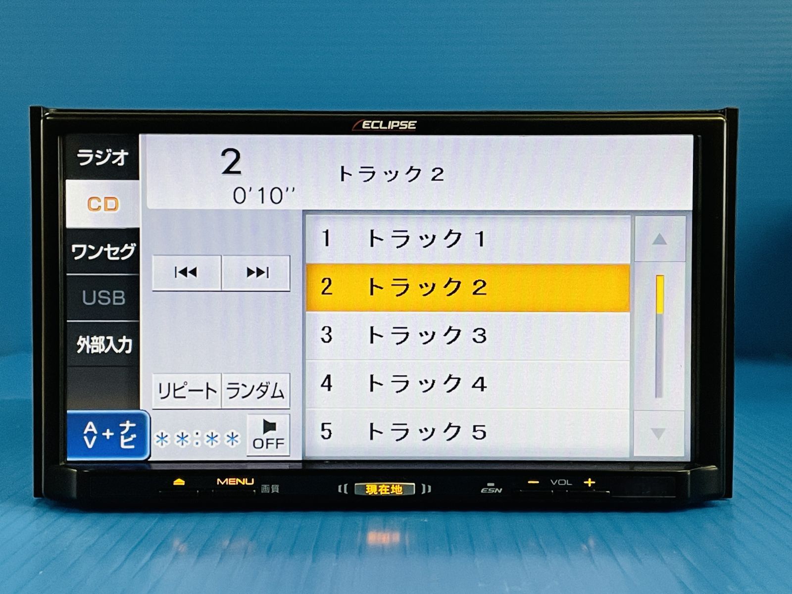 イクリプス メモリー ナビ AVN 137 M 地図データ CD MP 3 ワンセグ USB Ipod対応
