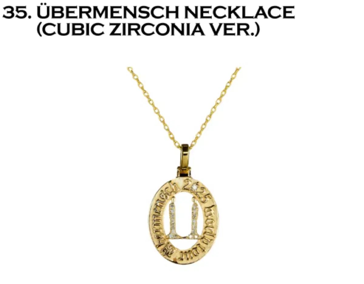 G-DRAGON ジードラゴン ウィーバーマン 쉬 목걸이 キュービック