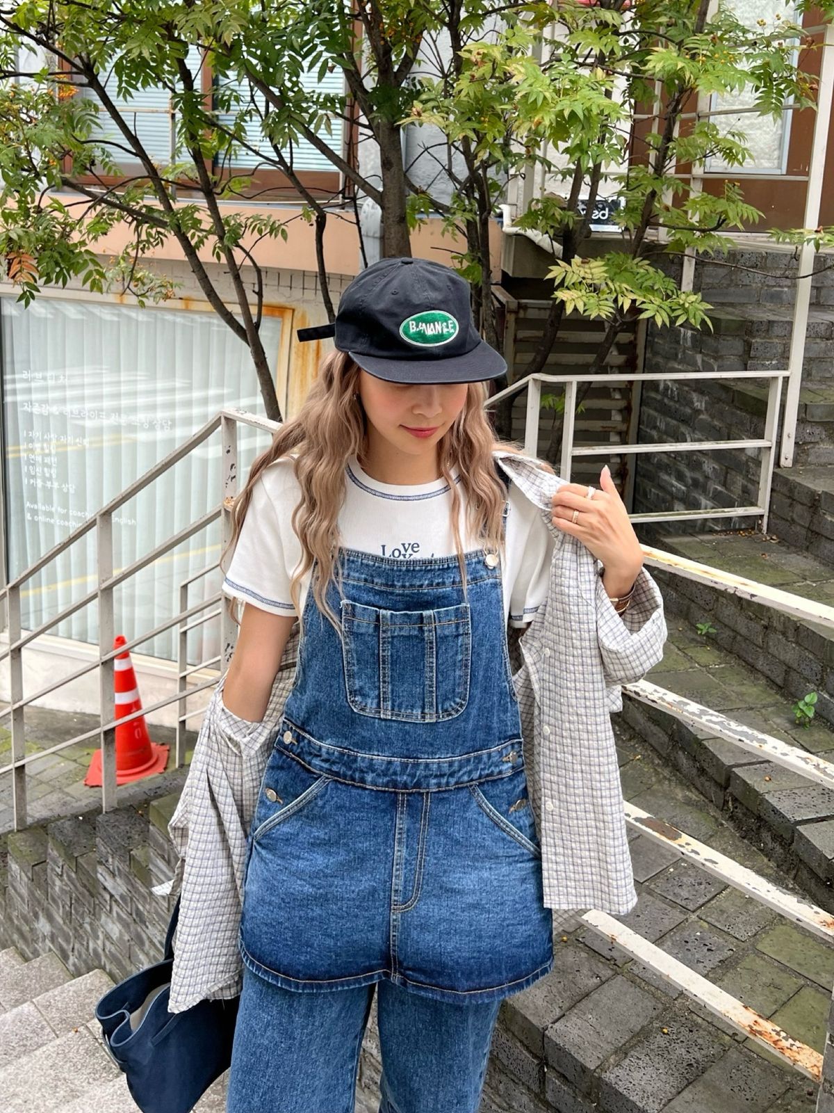 25 FW オーバーオール ユニークデザイン 体型カバー ふくよかさんOK オーバーサイズ 長身姉さん