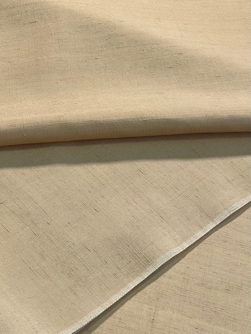 結城紬 はたおり娘 奥順謹製 無地 反物 手緒里 正絹 SA049 - メルカリ