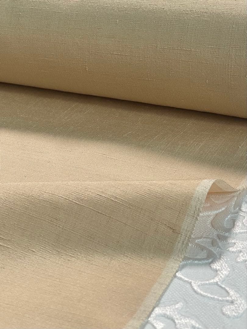 結城紬 はたおり娘 奥順謹製 無地 反物 手緒里 正絹 SA049 - メルカリ