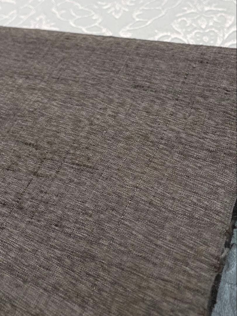  伊那紬 伝統的 手織 反物 草木染 絹 SA 038 紬 着物反物