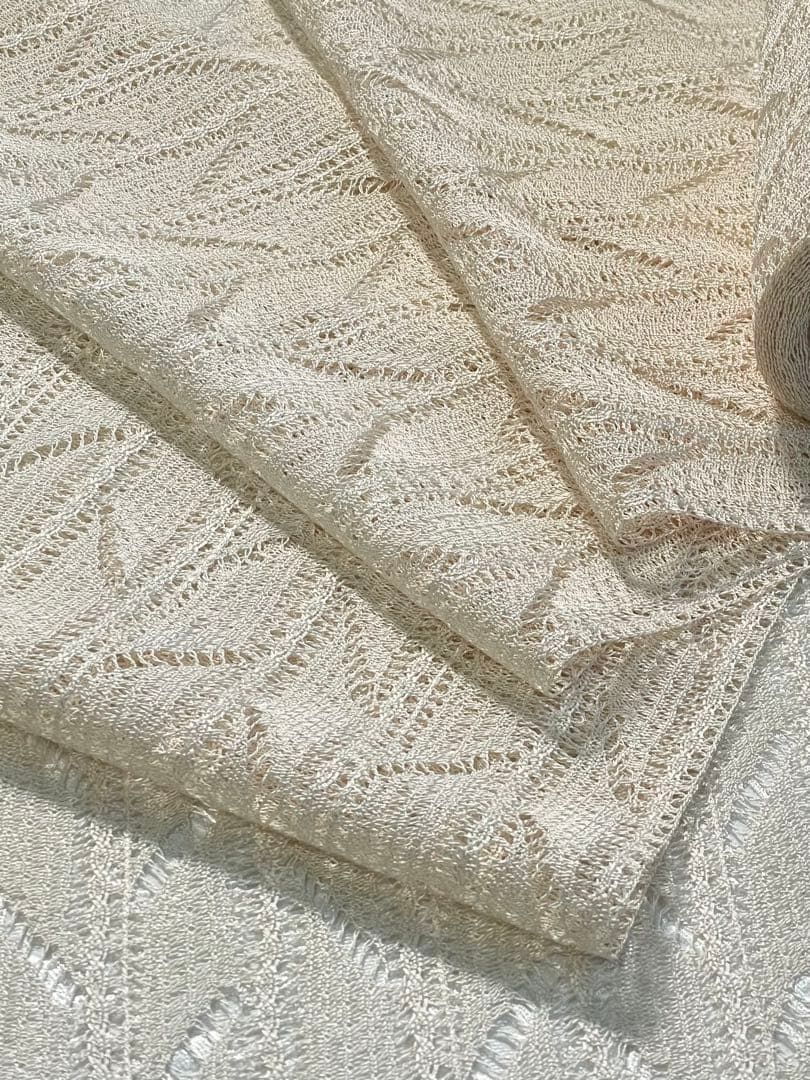 レース 透かし織 羽尺 反物 正絹 SA 037