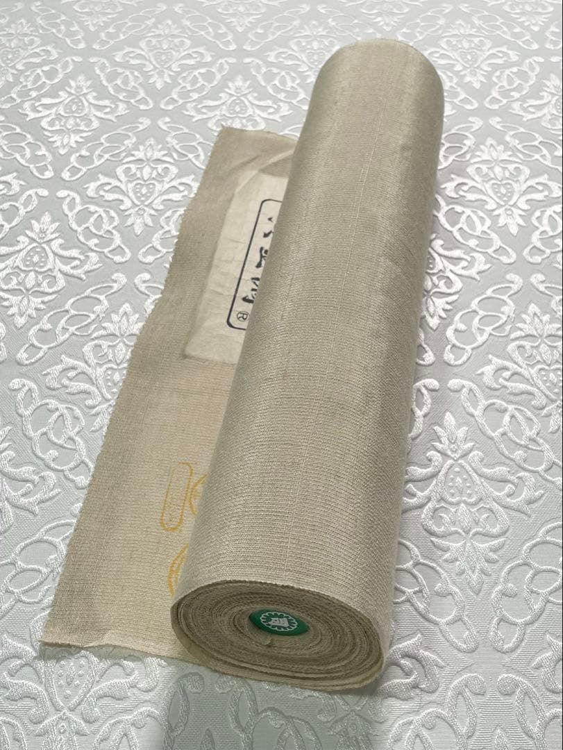 黄金繭 クリキュラ ゴールドシルク 無地 反物 浜ちりめん 正絹 SA032