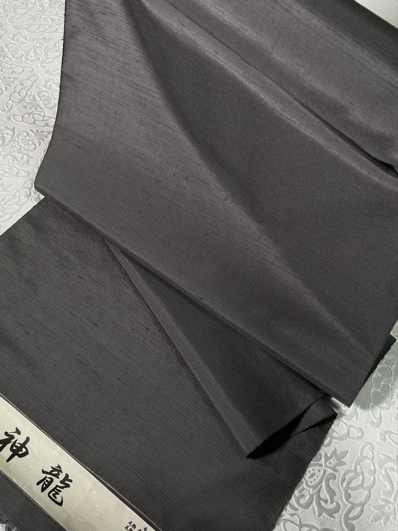 米沢紬 無地 反物 正絹 キングサイズ SA027 - メルカリ