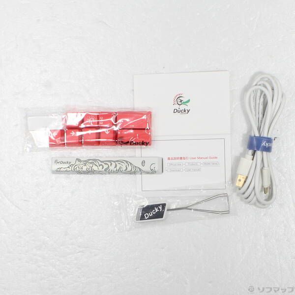 〔 〕 Ducky One 2 Pure White RGB TKL 茶軸 英語配列 dk-one 2-rgb-tkl-pw-brown 377