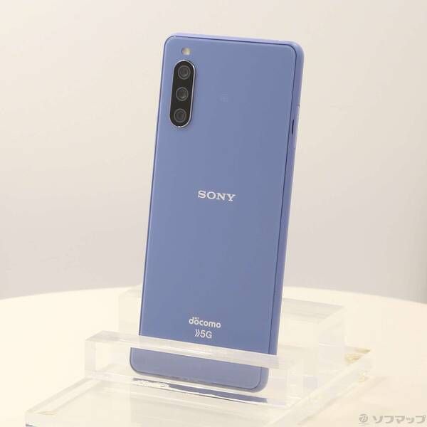 中古品〕 Xperia 10 III 128GB ブルー SO-52B docomoロック解除SIM