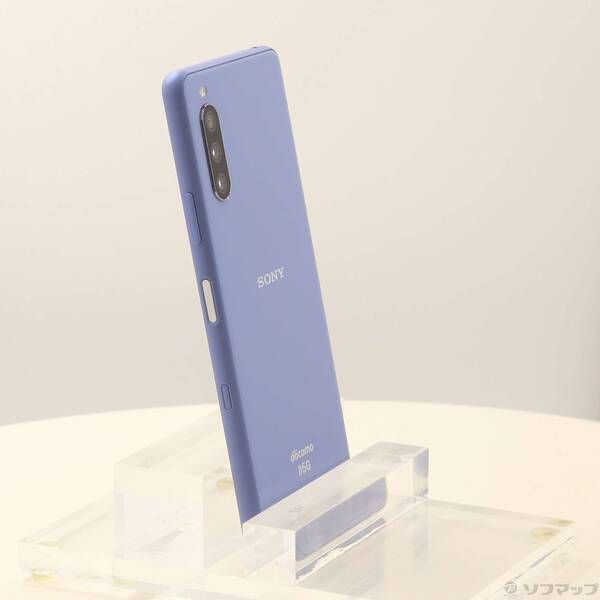 中古品〕 Xperia 10 III 128GB ブルー SO-52B docomoロック解除SIM
