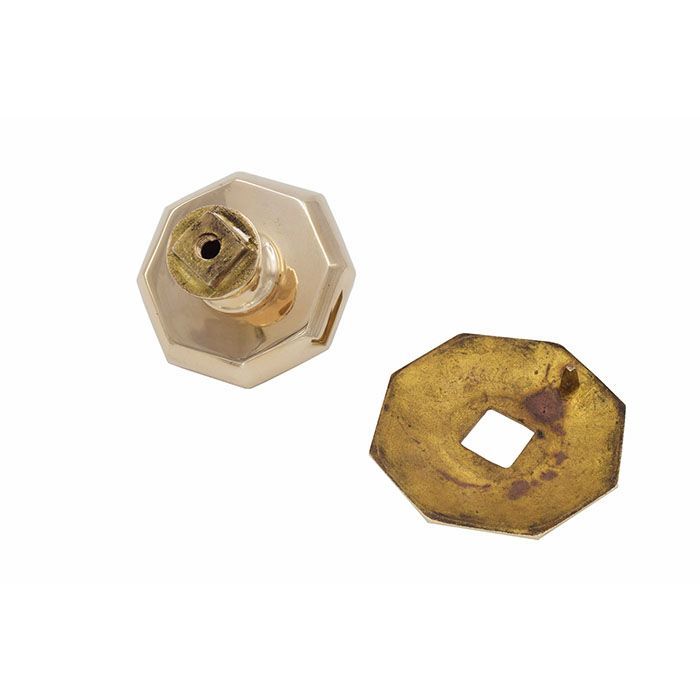 真鍮製センタードアノブ オクタゴナル