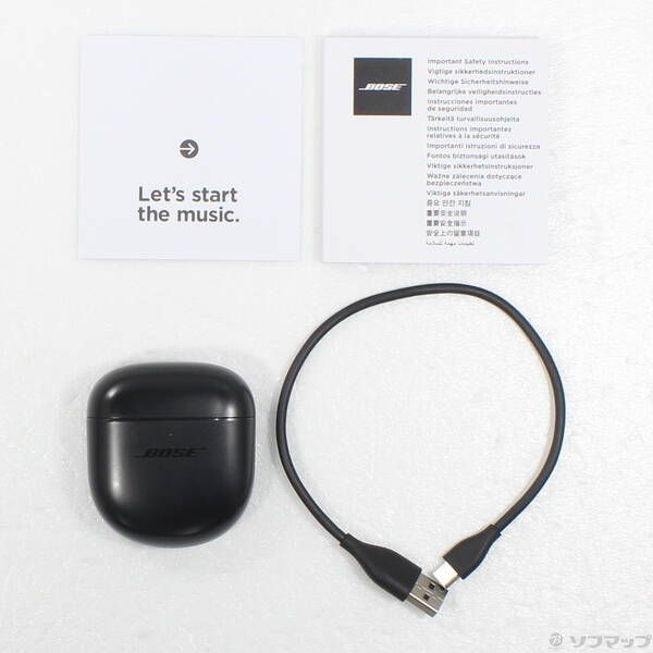 中古品〕 Bose QuietComfort Earbuds II トリプルブラック【348