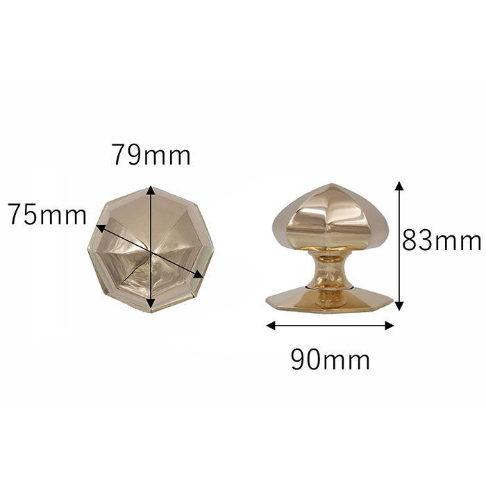 オクタゴナル 真鍮