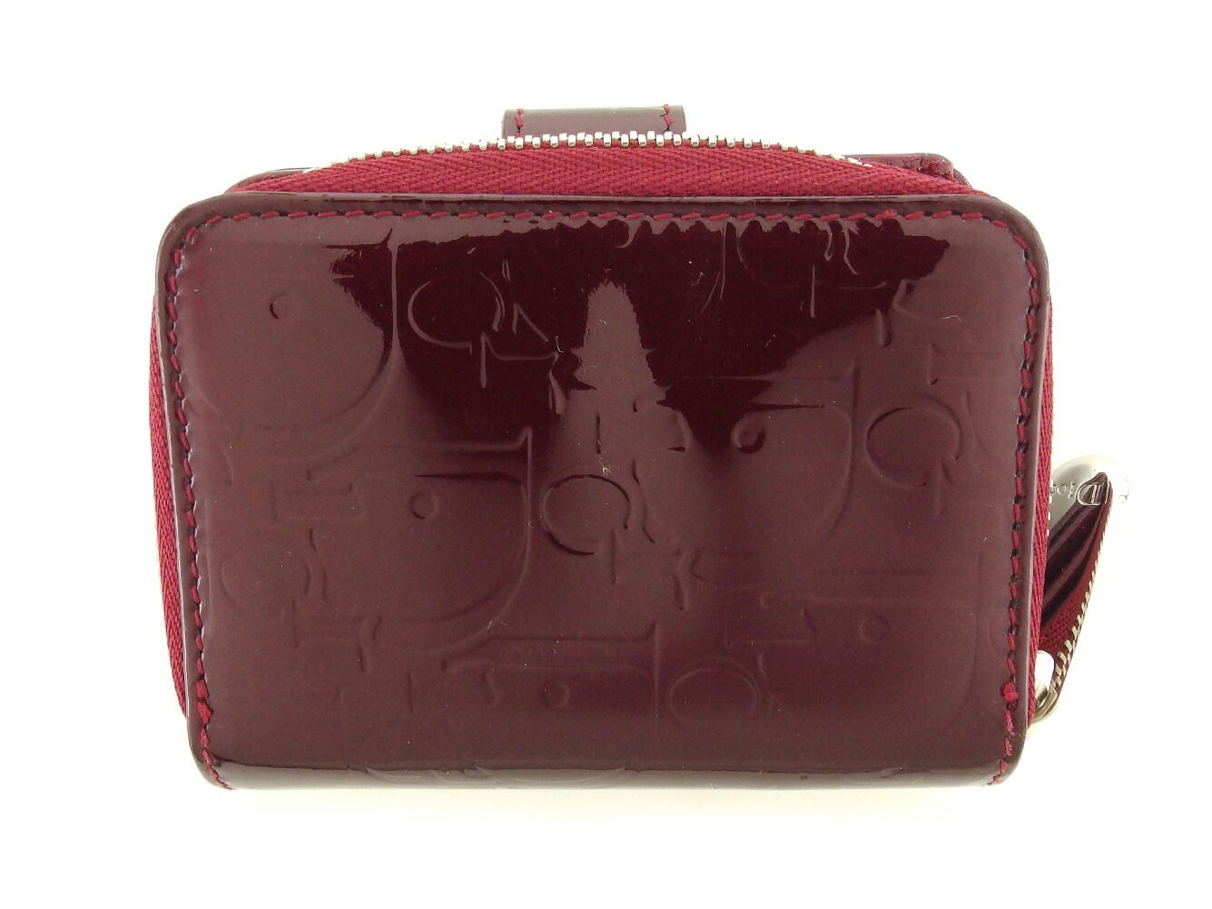 【BIGお買い物ラリー★30%OFFセール中】ディオール Dior ケースアルティメット ボルドー シルバー レディース 中古 最大30％OFF☆新春セール】ディオール Dior コインケース