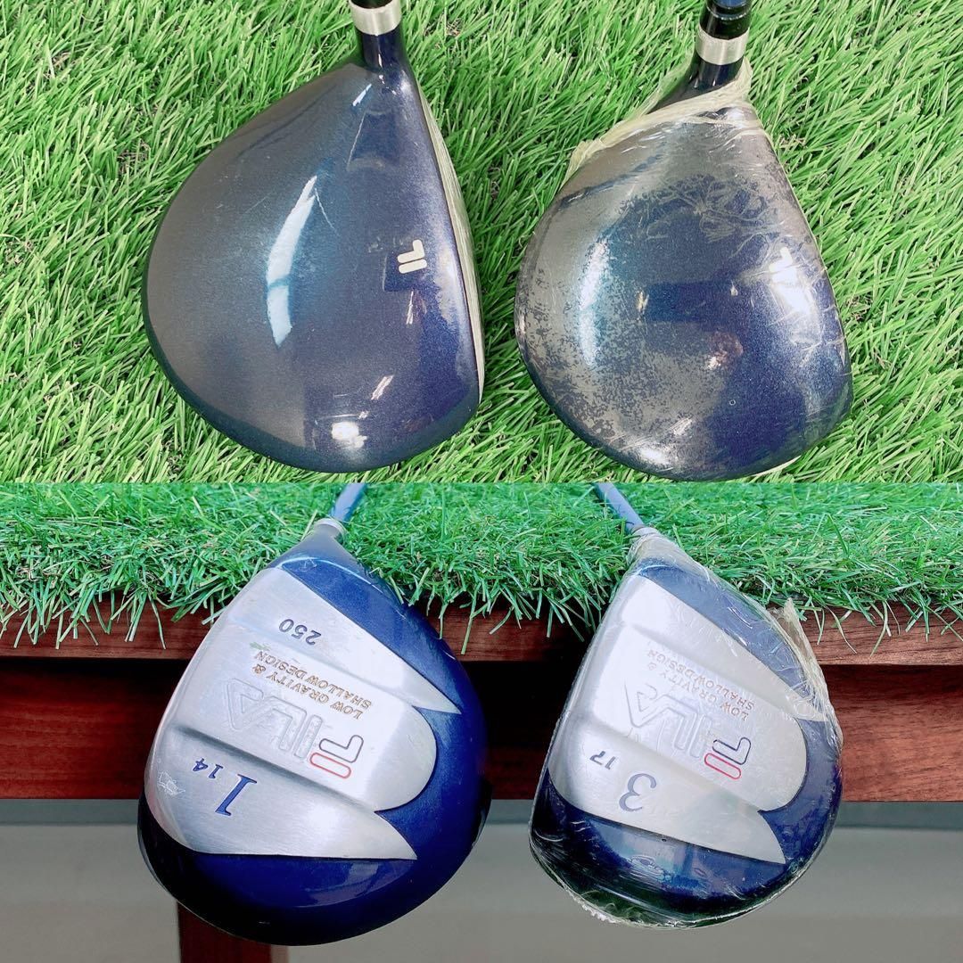 【美品】FILA レディース ゴルフクラブ 初心者 入門　① ゴルフクラブ レディースセット 初心者 FILA やさしい 入門 N1898