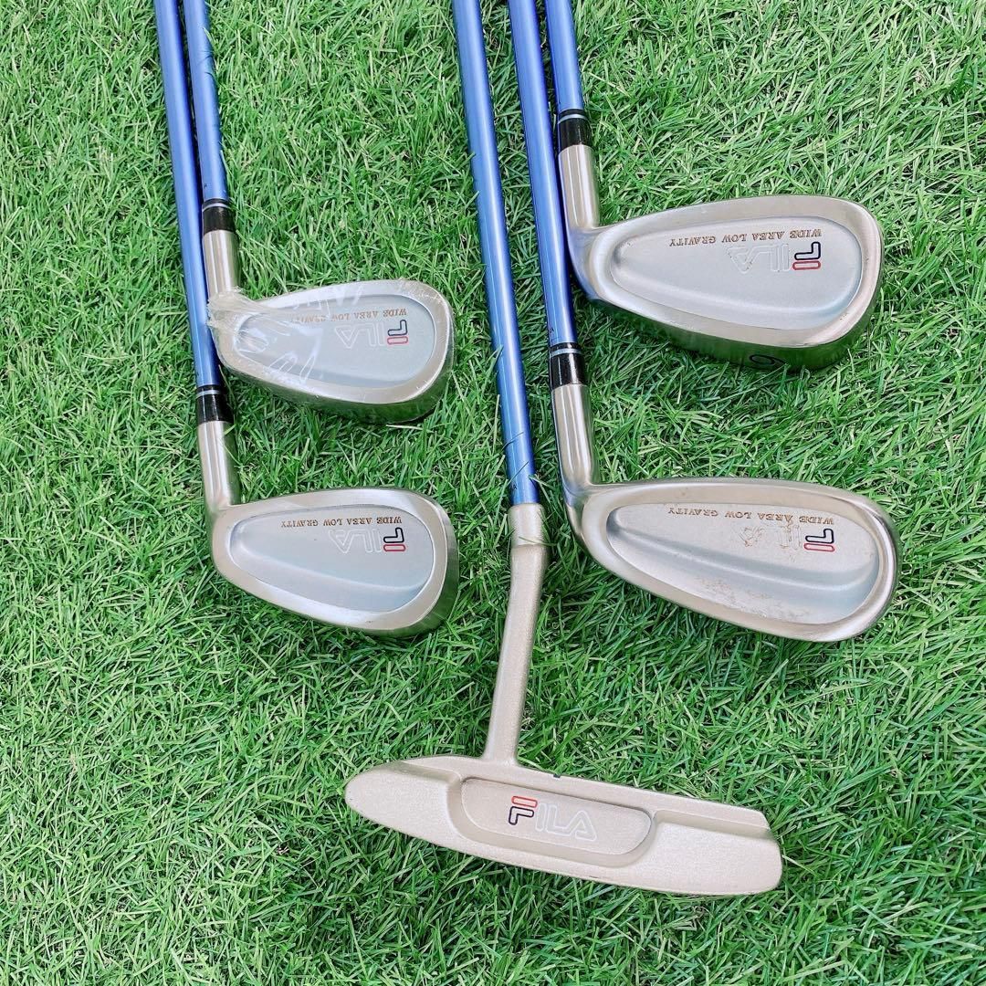 【美品】FILA レディース ゴルフクラブ 初心者 入門　① ゴルフクラブ レディースセット 初心者 FILA やさしい 入門 N1898