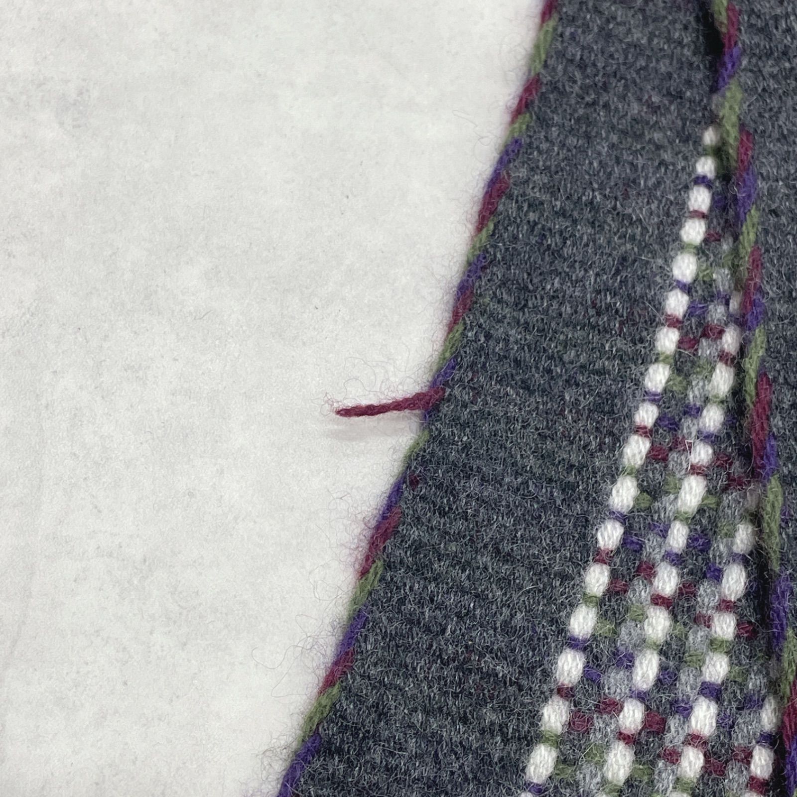 フリンジ カシミヤ