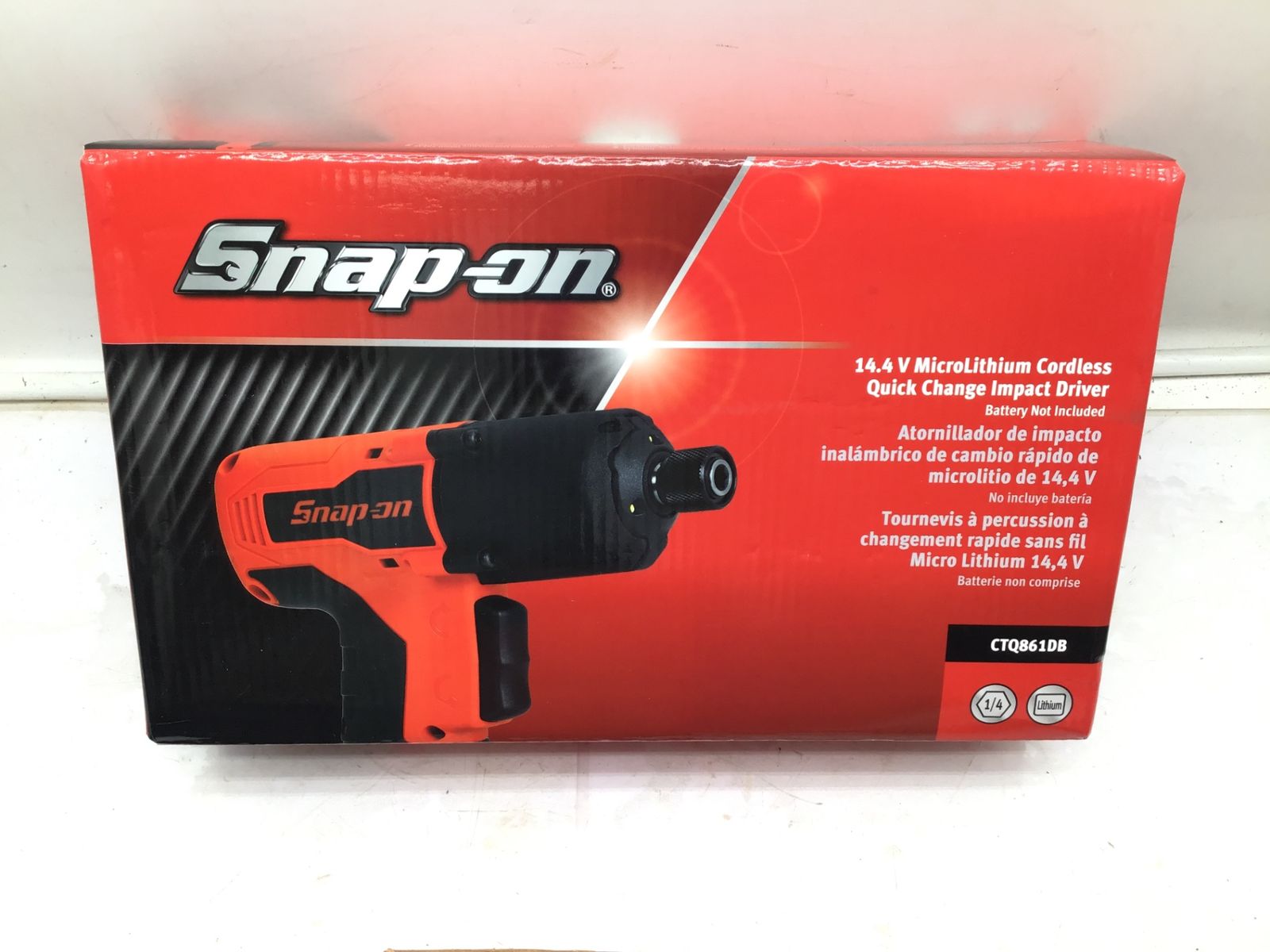 未使用に近い】☆Snap-on/スナップオン 14.4vコードレス 未使用に近い】☆Snap-on/スナップオン 14.4vコードレス