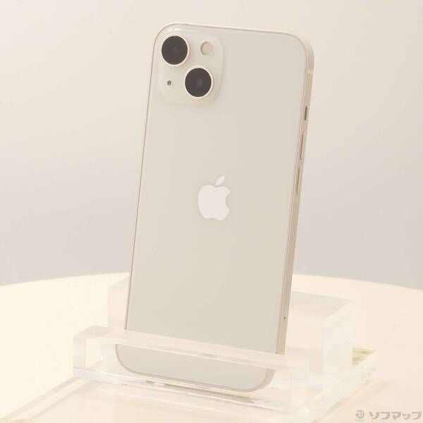 中古品〕 iPhone13 128GB スターライト MLND3J／A SIMフリー【196