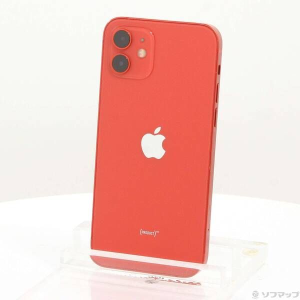 中古品〕 iPhone12 64GB プロダクトレッド NGHQ3J／A SIMフリー【371