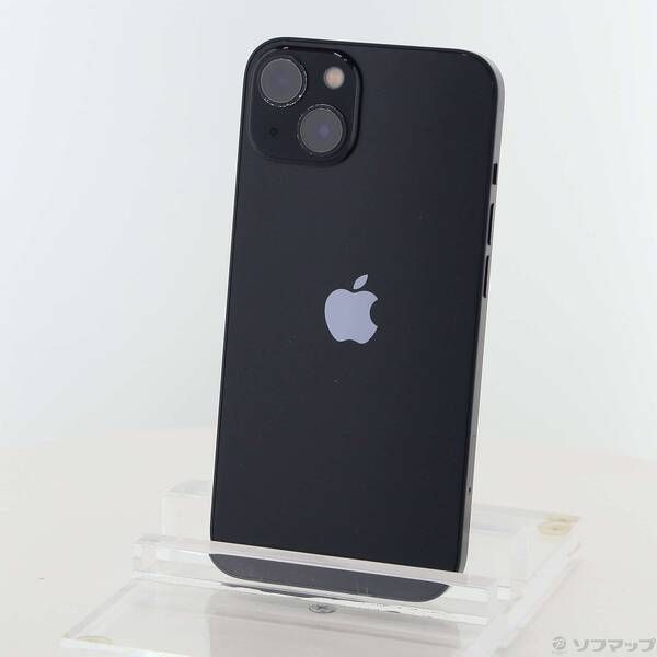 【お買い得，HOT】 〔中古品〕 iPhone13 128GB ミッドナイト MLNC3J／A SIMフリー【305】 スマートフォン本体