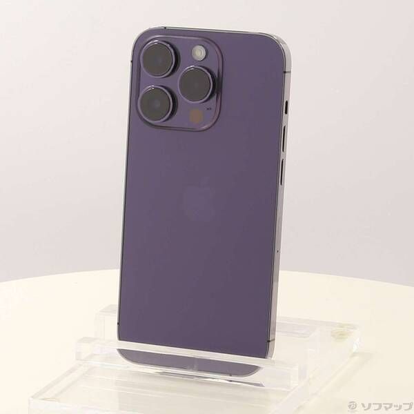 中古品〕 iPhone14 Pro 256GB ディープパープル MQ1E3J／A SIMフリー