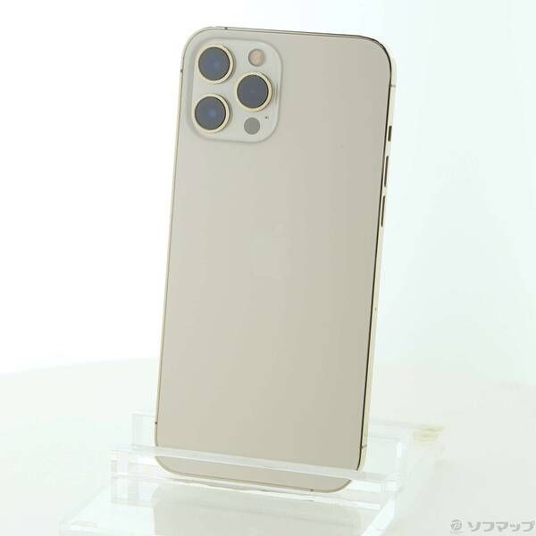 中古品〕 iPhone12 Pro Max 256GB ゴールド NGD13J／A SIMフリー【352
