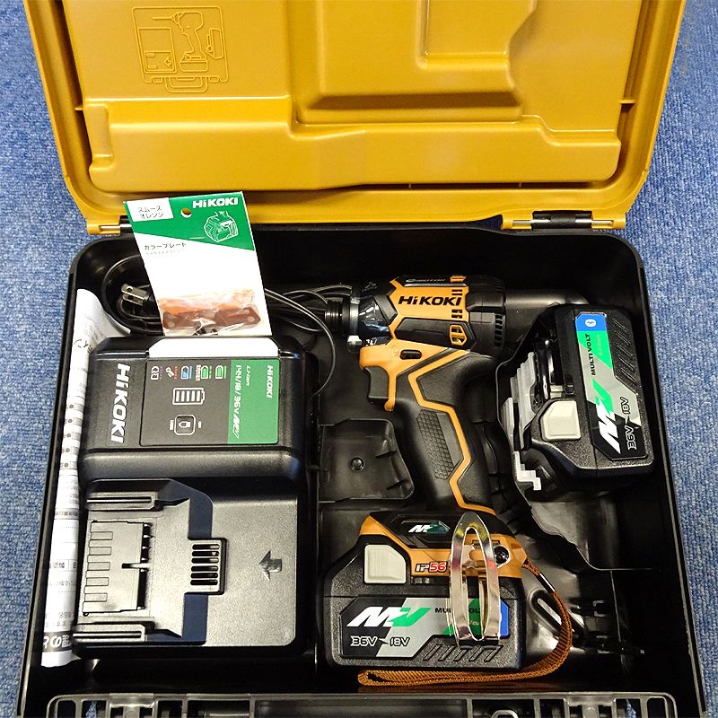 ハイコーキ 穴あけ ネジ締め 36 V マルチボルト WH DC 2 XPS GC コードレスインパクトドライバ 特別 色 グランドキャメル フルセット