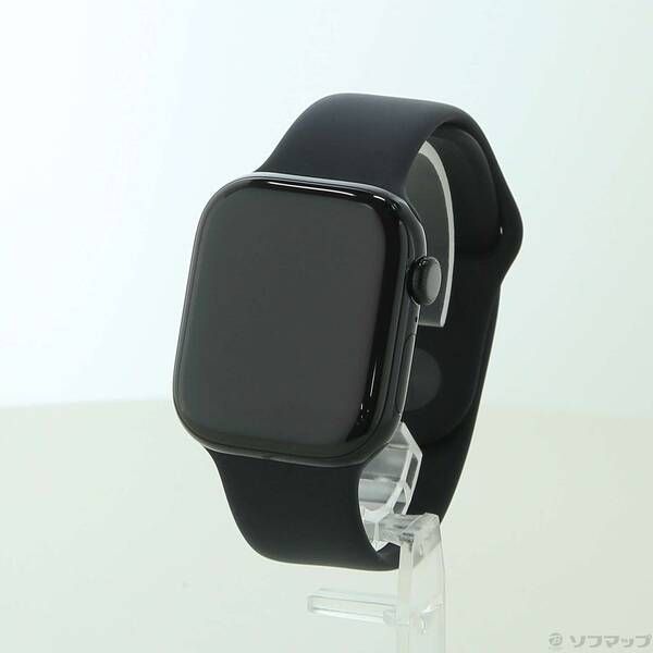 〔 品〕 Apple Watch Series 11 GPS 42 mm ジェットブラックアルミニウムケース ブラックスポーツバンド 262