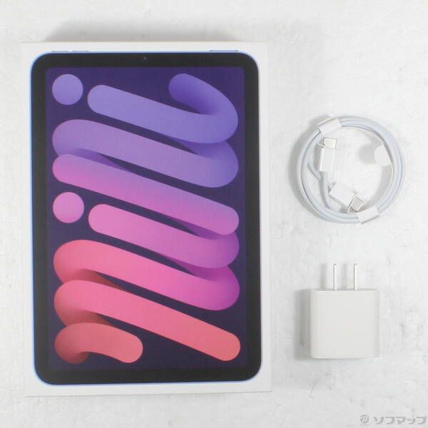中古品〕 iPad mini 第6世代 64GB パープル MK7R3J／A Wi-Fi【348