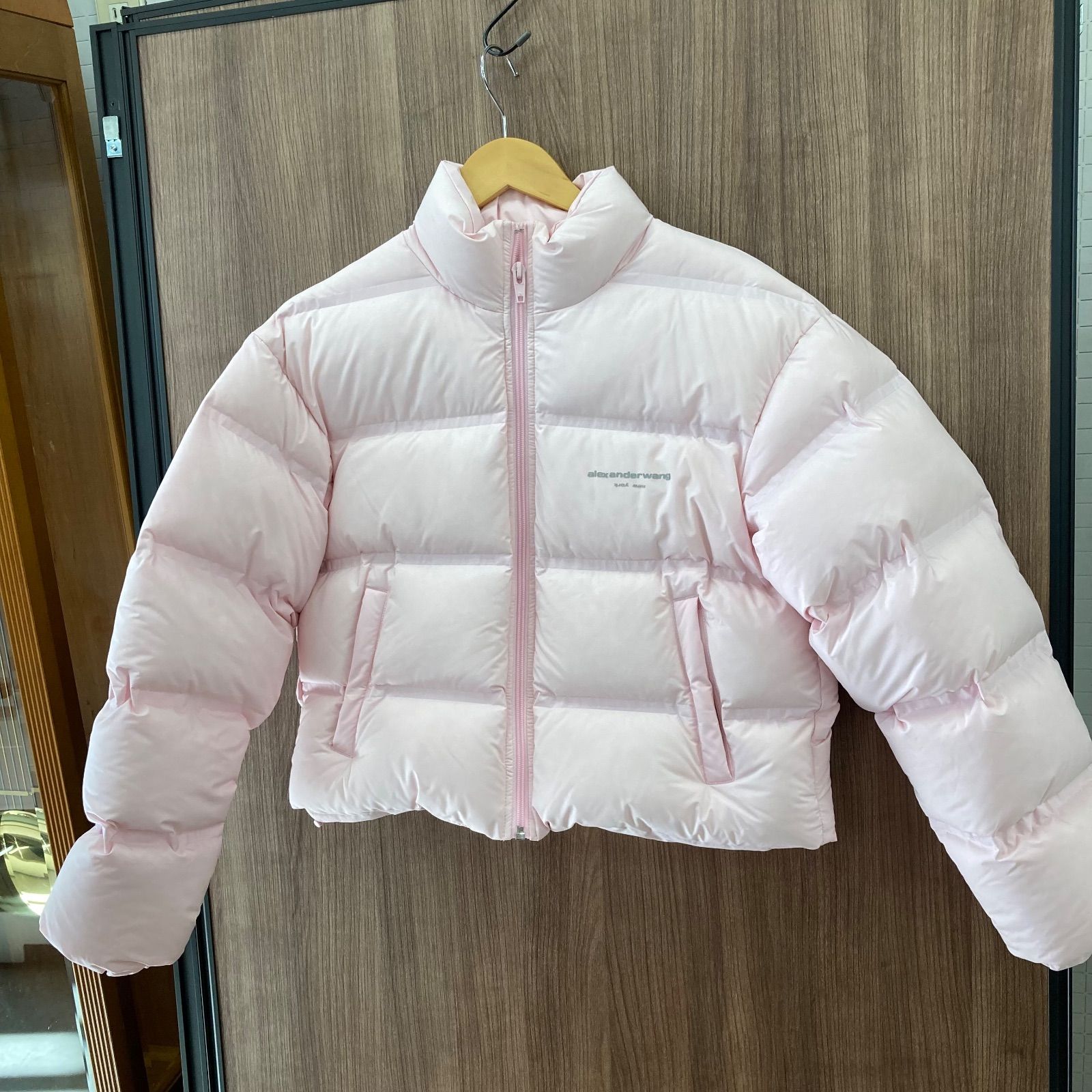alexander wang アレキサンダーワン ダウンジャケット ピンク XS