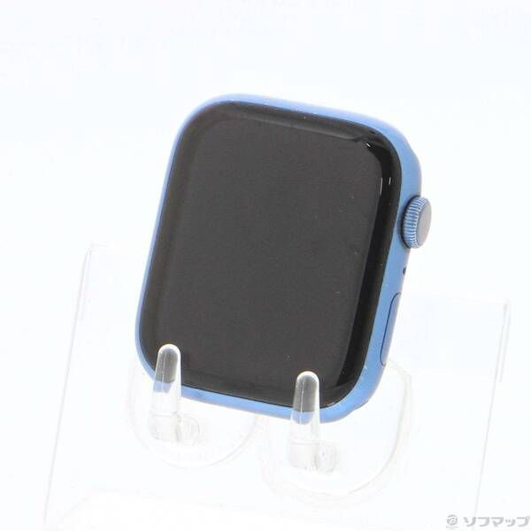 〔 品〕 Apple Watch Series 7 GPS 45 mm ブルーアルミニウムケース バンド無し 198
